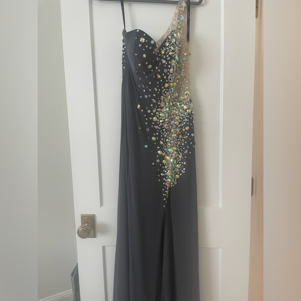 Gray Jovani Dress